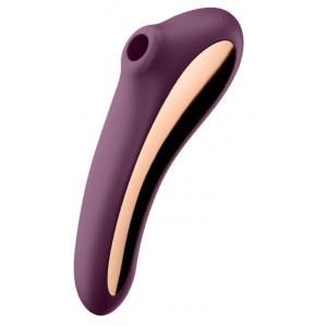 Вакуумно-волновой смарт-стимулятор Satisfyer Dual Kiss красный Вакуумно-волновой смарт-стимулятор Satisfyer Dual Kiss красный (иной угол)