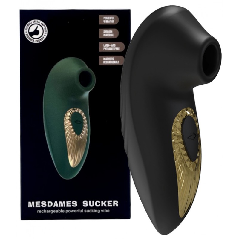 Перезаряжаемый вакуумно-волновой стимулятор клитора Secwell Mesdames Sucker