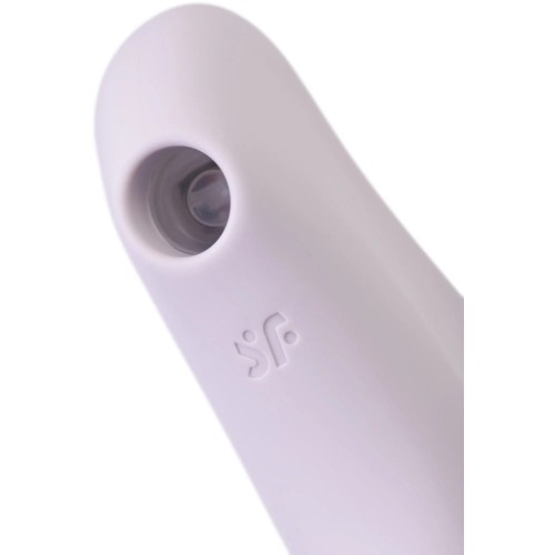 DEMO Вакуумный вибростимулятор для клитора и точки G Satisfyer Curvy Trinity 2 сиреневый