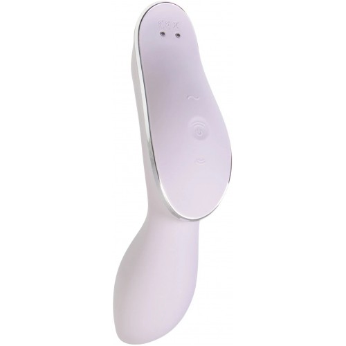DEMO Вакуумный вибростимулятор для клитора и точки G Satisfyer Curvy Trinity 2 сиреневый