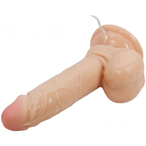 Реалистичный мульти-скоростной вибратор с ротацией Mark 16 см