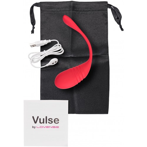 Рельефное смарт-виброяйцо с фрикционными движениями Lovense Vulse