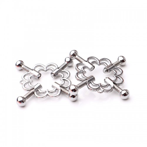 Готические зажимы для сосков на винтиках