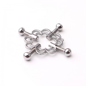 Готические зажимы для сосков на винтиках (иной угол)