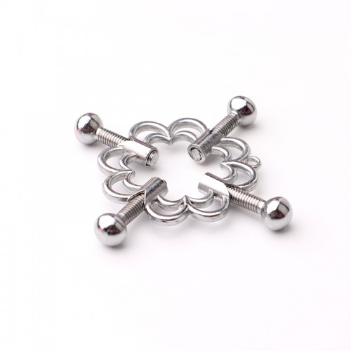 Готические зажимы для сосков на винтиках