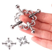 Готические зажимы для сосков на винтиках