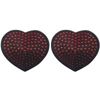 Пэстисы для груди Reusable Red Diamond Heart Nipple Pasties