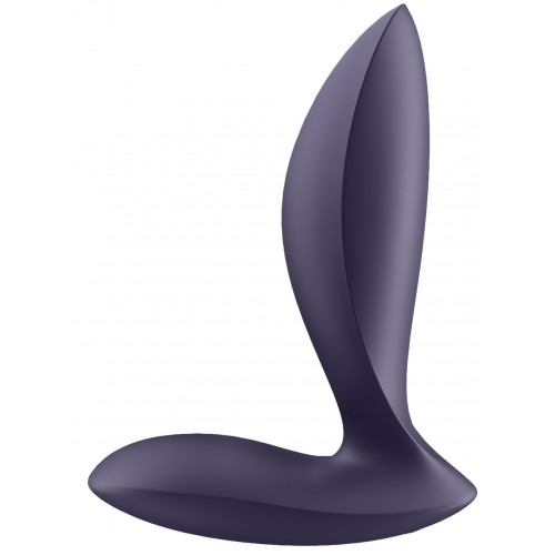 Анальный вибратор Satisfyer Power Plug, силикон, фиолетовый, 11,3 см