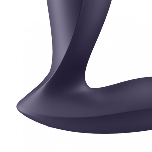 Анальный вибратор Satisfyer Power Plug, силикон, фиолетовый, 11,3 см