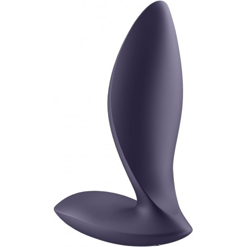 Анальный вибратор Satisfyer Power Plug, силикон, фиолетовый, 11,3 см