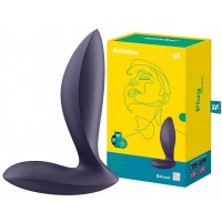 Анальный вибратор Satisfyer Power Plug, силикон, фиолетовый, 11,3 см