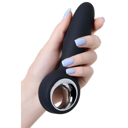 Анальный стимулятор POPO Pleasure by TOYFA Sagitta, силикон, черный, 9 см