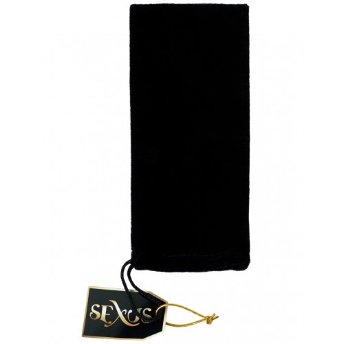 Анальная втулка Sexus Glass, стекло, прозрачная, 14,5 см, Ø 4 см