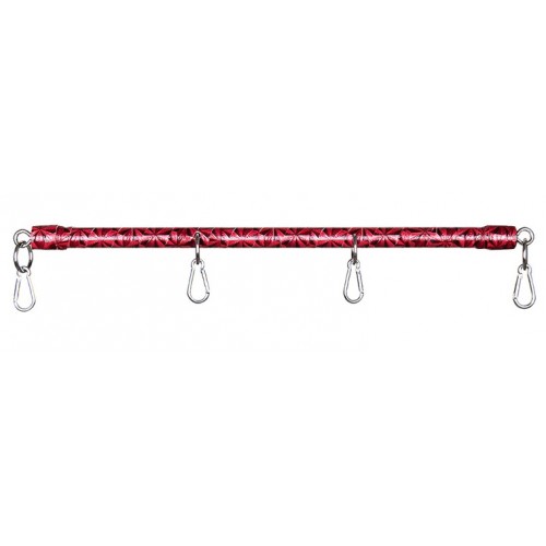 Красная распорка для рук и ног с карабинами