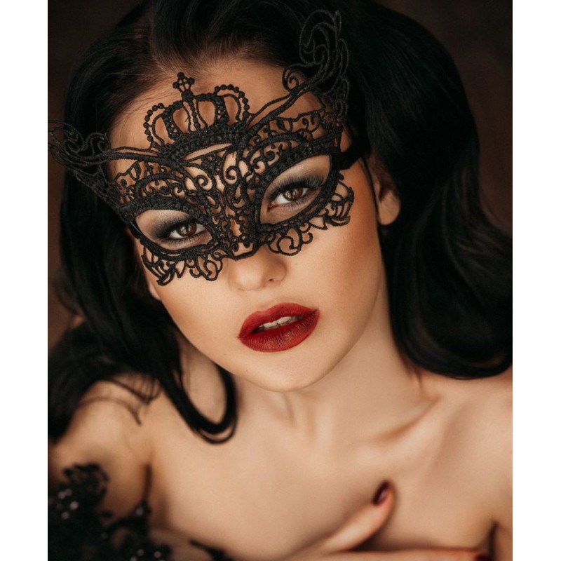 Черная кружевная маска Mask Black 