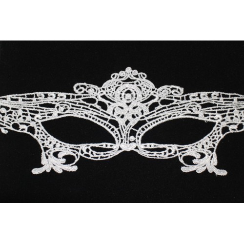 Маска ажурная кремовая