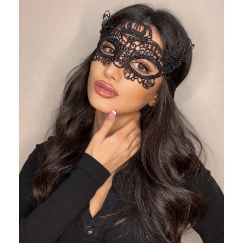 Черная кружевная маска Mask Black 