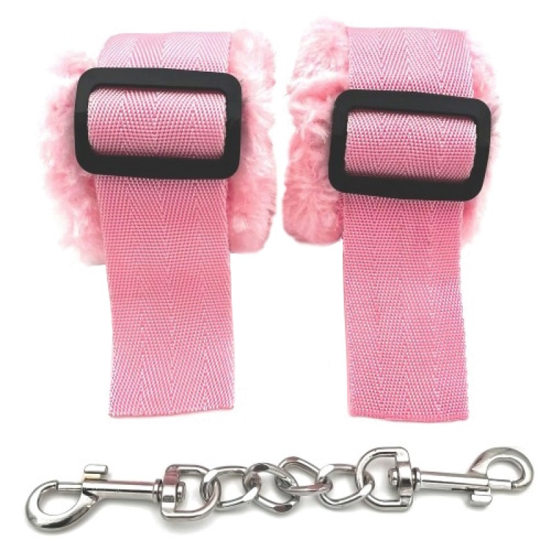 Мягкие наручники розовые