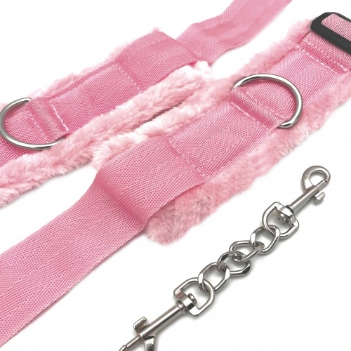 Мягкие наручники розовые