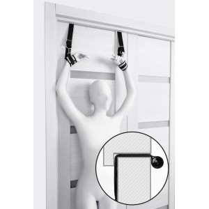 Фиксаторы для рук черно-белые (иной угол)