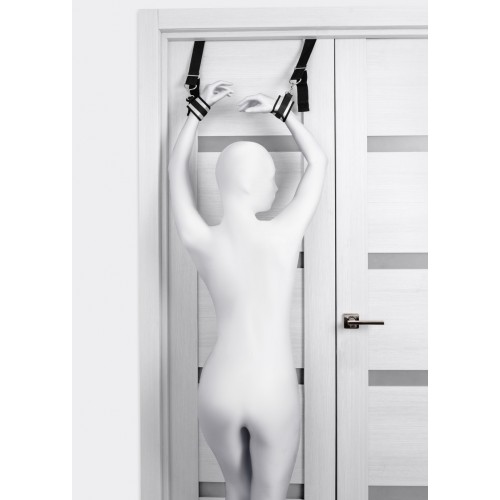 Фиксаторы для рук черно-белые