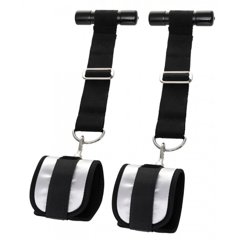 Фиксаторы для рук черно-белые