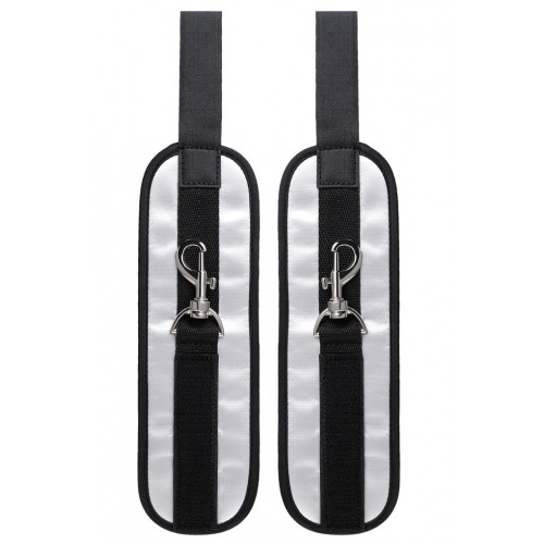 Фиксаторы для рук черно-белые