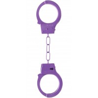 Фиолетовые металлические наручники Ouch Beginners Handcuffs