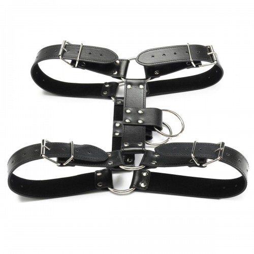 Мужская сбруя черного цвета