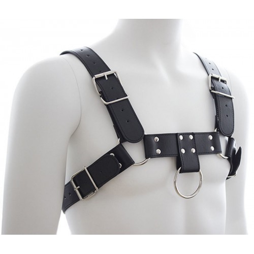 Мужская сбруя черного цвета