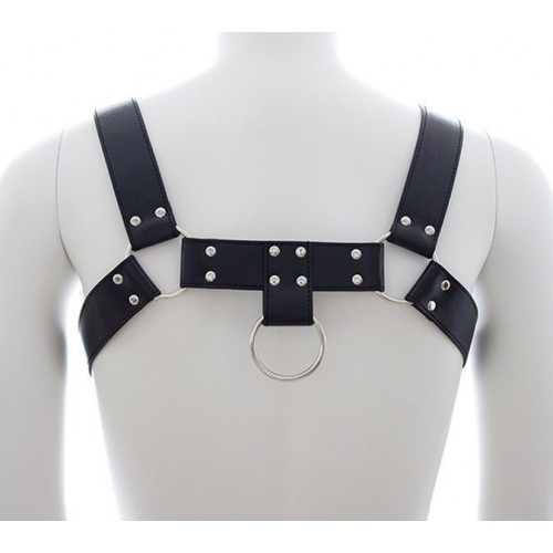 Мужская сбруя черного цвета