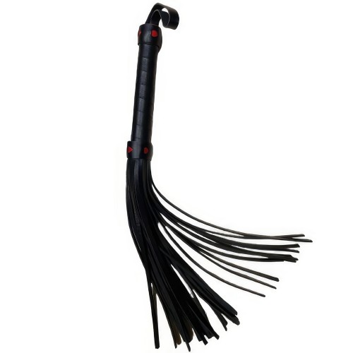 Черная плеть с красными сердечками