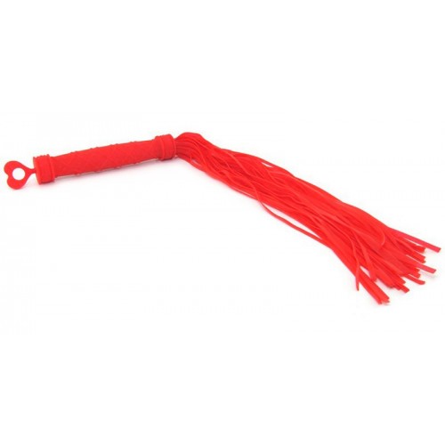 Красная силиконовая плеть Elite Silicone Whip Red 47 см