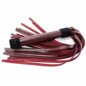 Плеть Lady's Arsenal с гладкой ручкой 45 см бордо																																																 (иной угол)