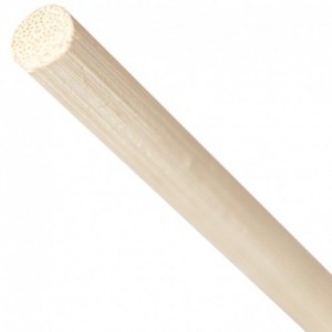 Стек из толстого ротанга с красной ручкой (иной угол)