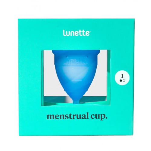 Синяя менструальная чаша Lunette Cup 25 мл