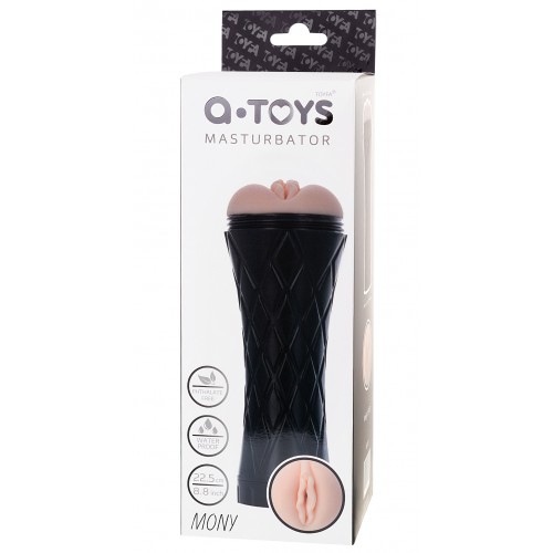 Мастурбатор A-Toys by TOYFA, TPE, телесный, 22,5 см