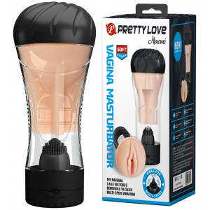 Мульти-скоростной мастурбатор-вагина в колбе Naomi