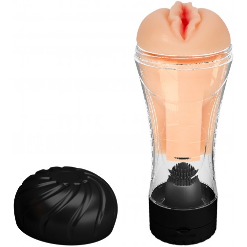 Мульти-скоростной мастурбатор-вагина в колбе Naomi