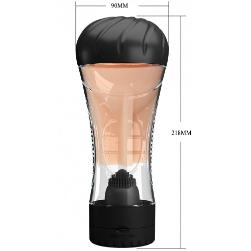 Мульти-скоростной мастурбатор-вагина в колбе Naomi