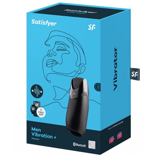 Смарт-мастурбатор с вибрацией Satisfyer Men Vibration+