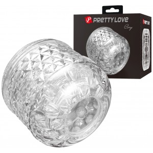 Сквозной мини-мастурбатор Pretty Love Cory с текстурированным каналом