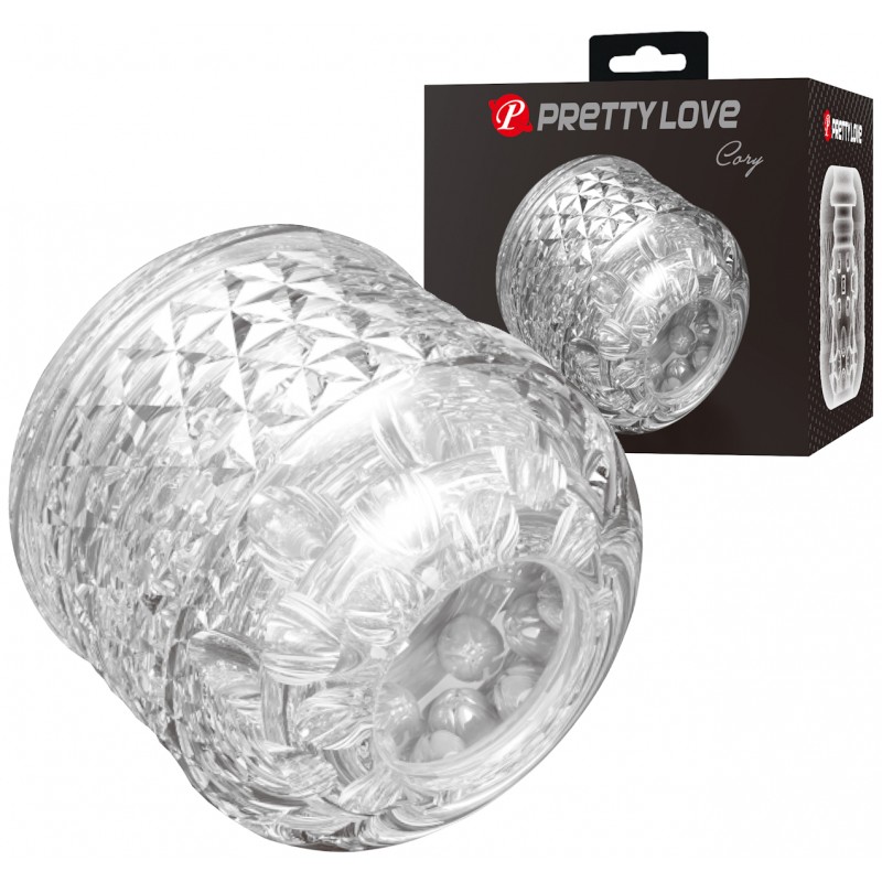 Сквозной мини-мастурбатор Pretty Love Cory с текстурированным каналом