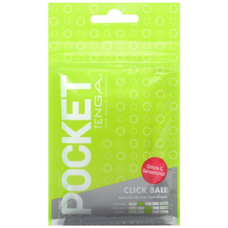 Карманный мастурбатор Tenga Pocket - Click Ball