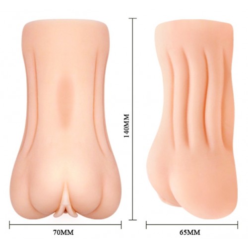 Мастурбатор из киберскина с эффектом смазки CRAZY BULL