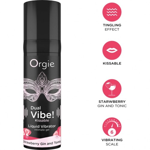 Набор Orgie Vibe Bullet со съедобным интимным гелем с возбуждающим эффектом вибрации и вибропулей