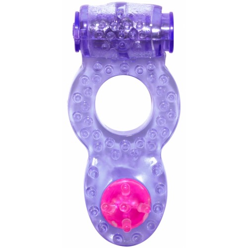 Тянущееся виброкольцо для эрекции Rings Ringer Purple