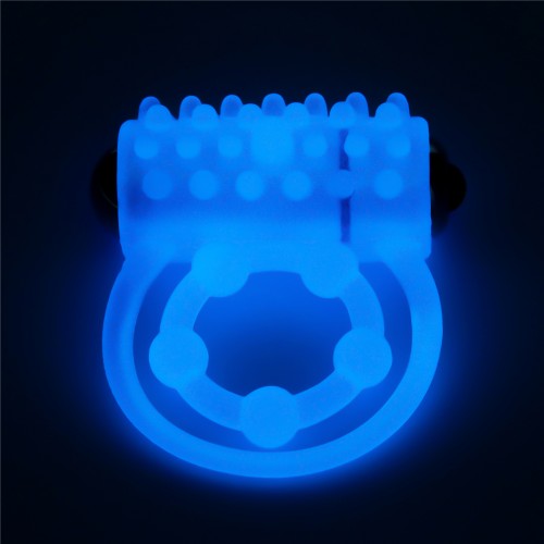Двойное виброкольцо светящееся в темноте Lumino Play Vibrating Penis Ring