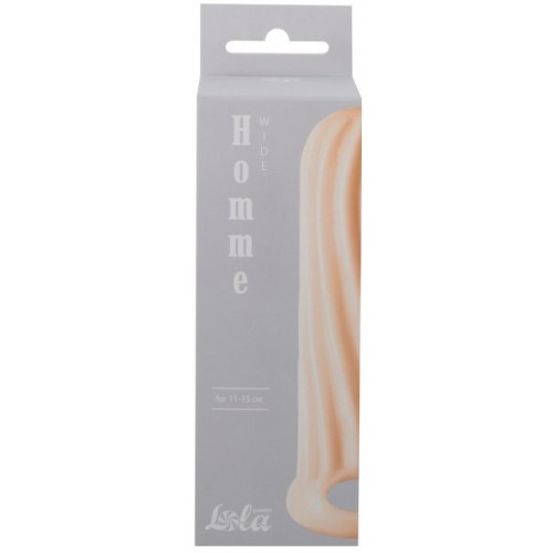 Фаллоудлинитель с кольцом Homme Flesh Wide + 1,5 см 