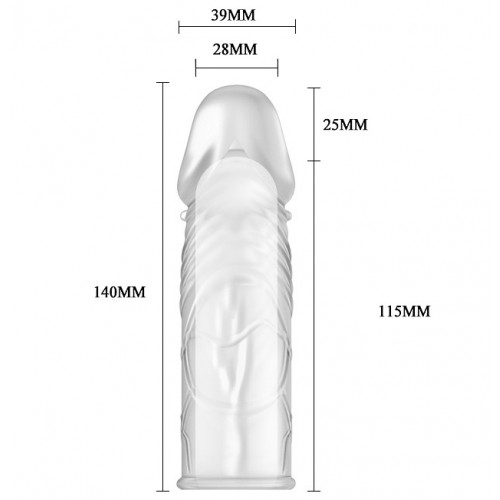 Насадка на пенис прозрачная Penis Sleeve